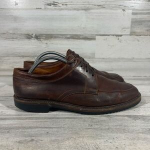 Cole Haan Mens Oxford Shoes 6351 Brown‎ Leather Size 9.5M